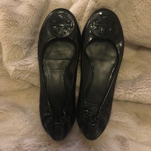 Tory Burch Black Reva Flats size 9.5